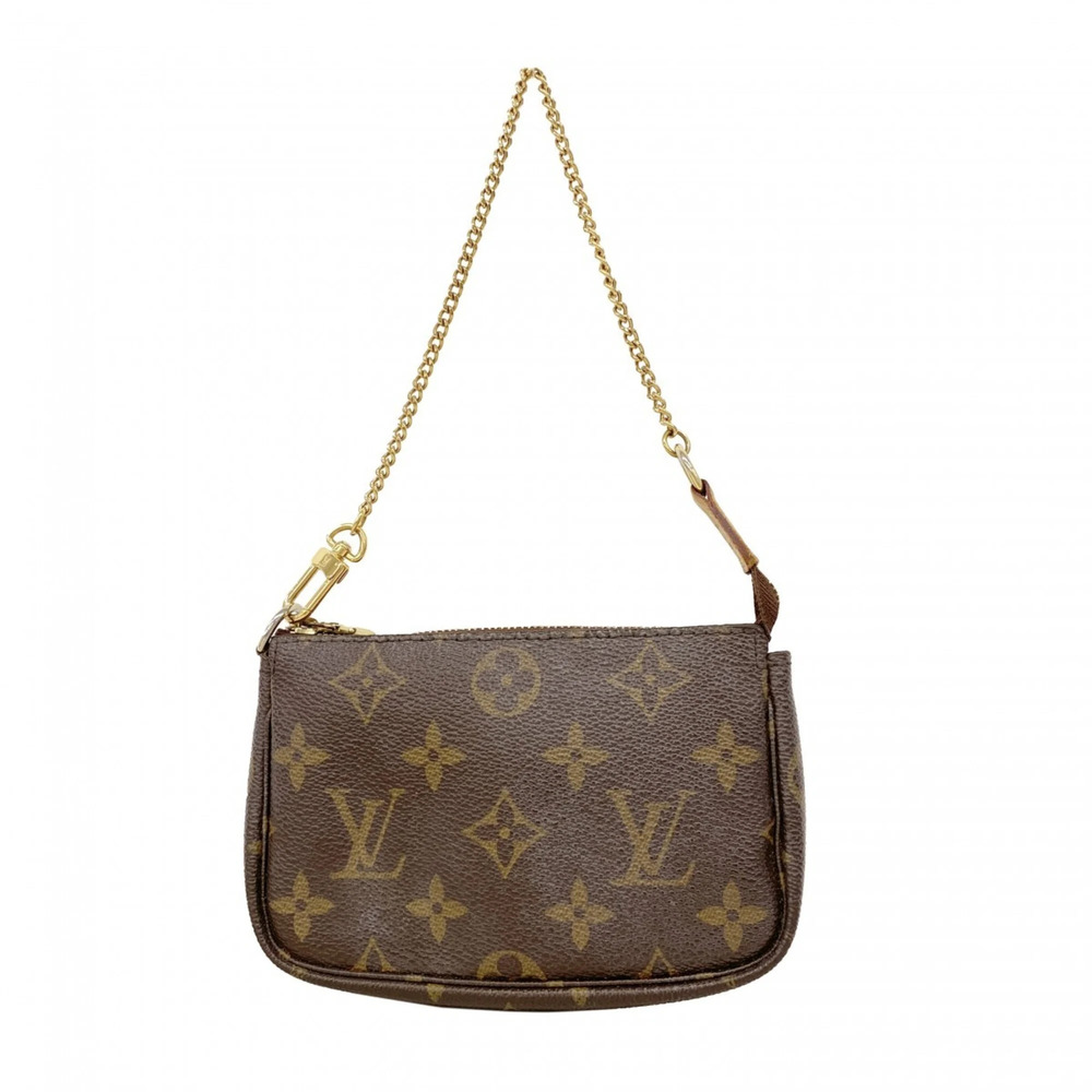 LOUIS VUITTON Brown Monogram Pochette Pouch - Picture 1 of 9